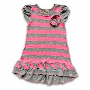 Pink Vanilla Neon Stripe Tunic